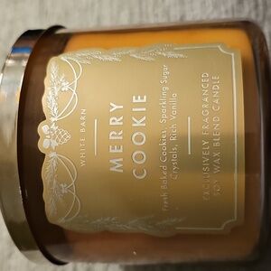 White Barn Bath & Body Works Merry Cookie 3-Wick Candle NWT